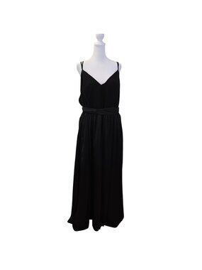 NWT DB Studio Celebrate Double Strap Mixed Media Formal Maxi Dress Size 24